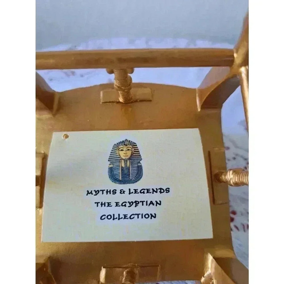 Egyptian Collection Myths & LEGENDS TUTANKHAMUN'S GOLDEN THRONE - Picture 8 of 10